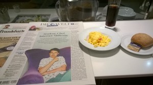 Frühstück in Frankfurt